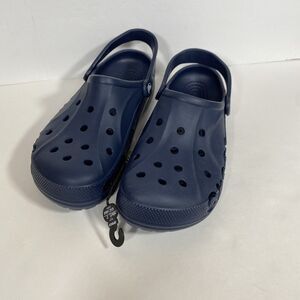 NEW - Crocs Unisex Shoes - Navy Baya Clogs, Waterproof Clogs Women 9 / Men 11